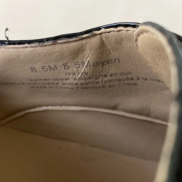 Karl Lagerfeld Patent Leather Oxford Shoes
