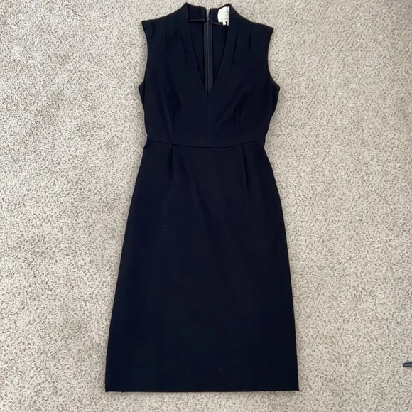 Kate Spade Little Black Ponte Dress w/patent belt, 2