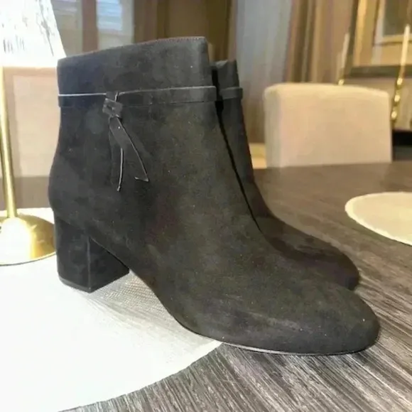 KATE SPADE NEW YORK Women's Knott Mid Heel Boots NWT
