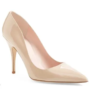 Kate Spade Powder Patent Licorice Pump Size 8.5