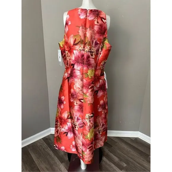 KAY UNGER MORGANA TEA LENGTH DRESS SIZE 2 $298