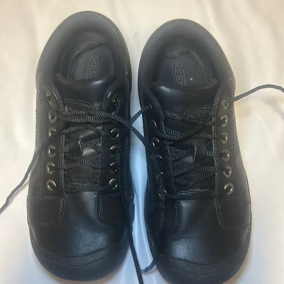 KEEN Cush Utility 1006980 Men’s PTC Black Shoes, Size 7W