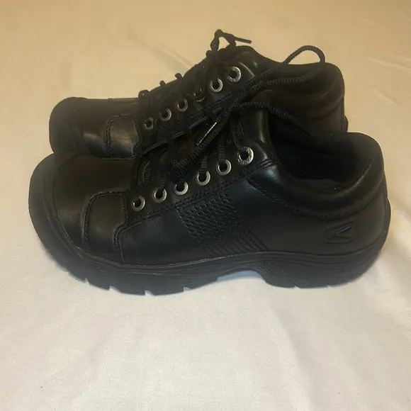 KEEN Cush Utility 1006980 Men’s PTC Black Shoes, Size 7W