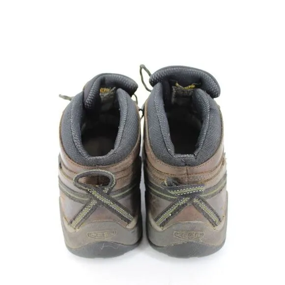 KEEN Detroit XT Mid Brown Leather Lace Up Steel Toe Waterproof Boots Men’s 10.5D