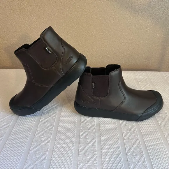 Keen Dry Waterproof Women’s Brown Bootie Rain Boots Size 7.5
