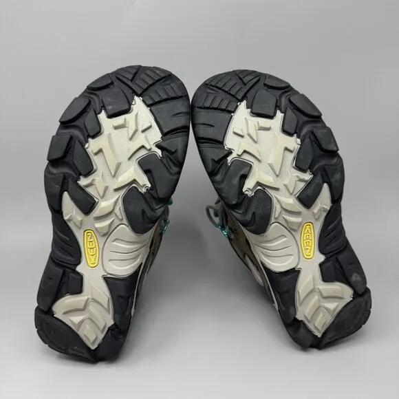 Keen Durand Mid Built In USA Women's Size 7.5 Waterproof Hiking Boots Gray