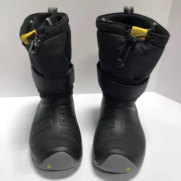 Keen Lumi II Youth Boy’s Size 5M Black/Red Waterproof Boots