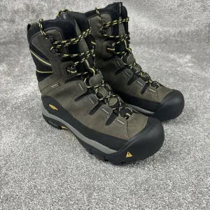 Keen Summit Country Boots Men's 10 Brown Leather Insulated Waterproof Hiking
