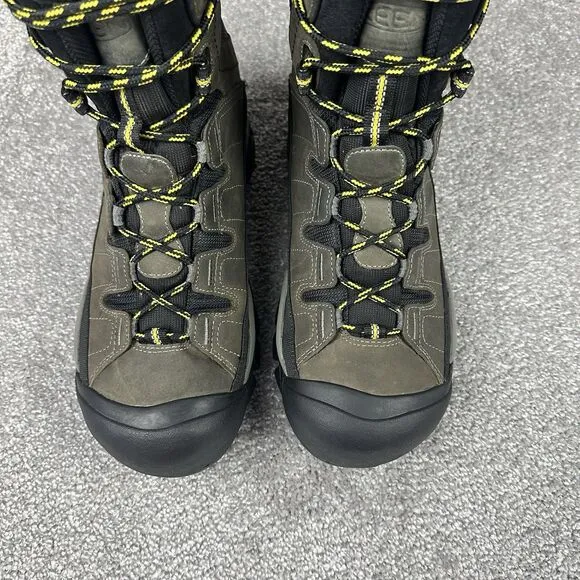 Keen Summit Country Boots Men's 10 Brown Leather Insulated Waterproof Hiking