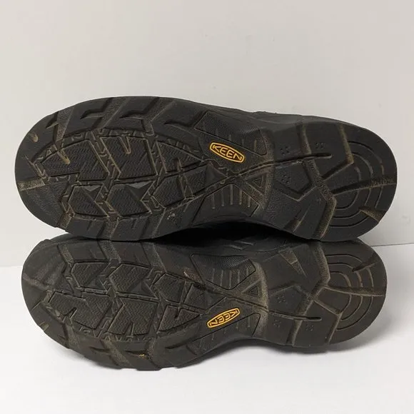 Keen Utility Detroit XT Mid Composite Toe Work Boots, Black Leather, Men's 10 EE