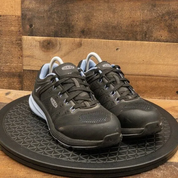 KEEN UTILITY ESD WOMENS ANKLE BOOTS BLACK ALLOY TOE SAFETY WORK SIZE 9.5M
