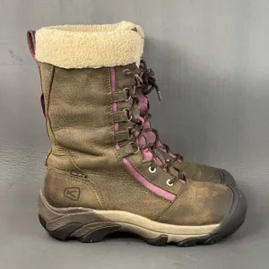 Keen Women's Black Hoodoo High Lace Up Waterproof boots size 8.5