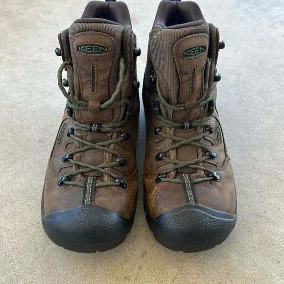 Keen Boots Brown Leather Pittsburgh Energy 6” Composite Safety Toe Men’s Sz 11.5