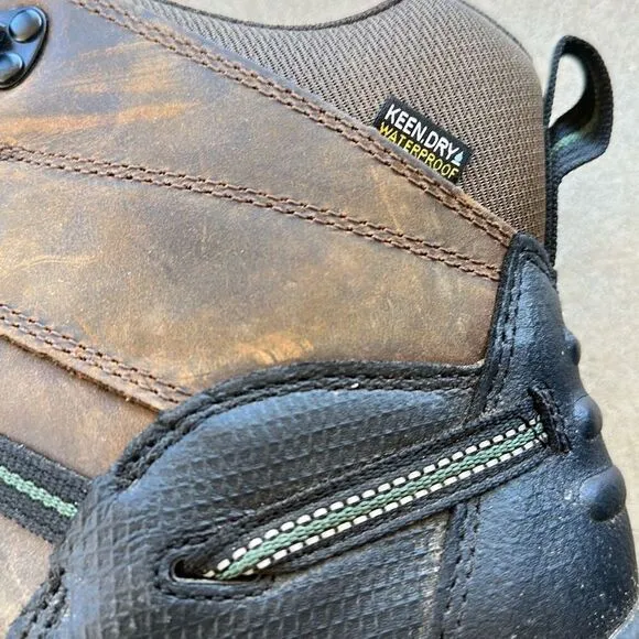 Keen Boots Brown Leather Pittsburgh Energy 6” Composite Safety Toe Men’s Sz 11.5