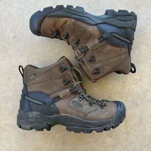 Keen Boots Brown Leather Pittsburgh Energy 6” Composite Safety Toe Men’s Sz 11.5