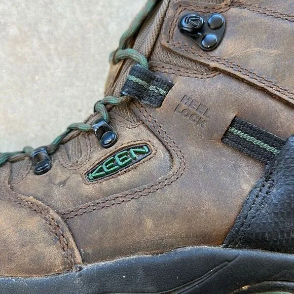 Keen Boots Brown Leather Pittsburgh Energy 6” Composite Safety Toe Men’s Sz 11.5