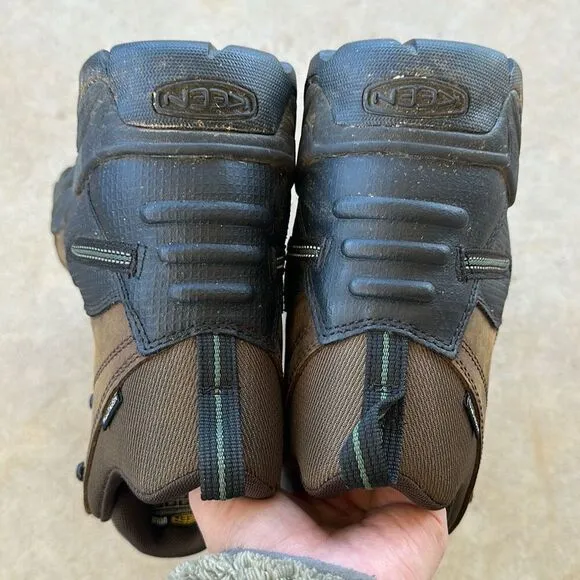 Keen Boots Brown Leather Pittsburgh Energy 6” Composite Safety Toe Men’s Sz 11.5