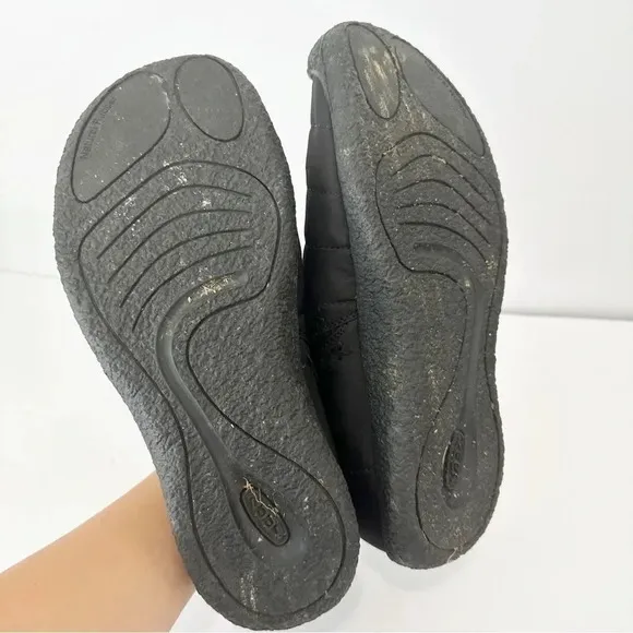 KEEN Mens 10 Howser Slipper II Monochrome Black Indoor Outdoor Comfort