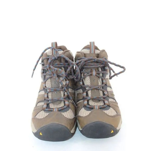 Keen Men's Mid Waterproof Brown Hiking Sneakers Boots Size 7 Excellent! 1014871