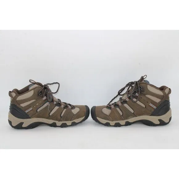 Keen Men's Mid Waterproof Brown Hiking Sneakers Boots Size 7 Excellent! 1014871