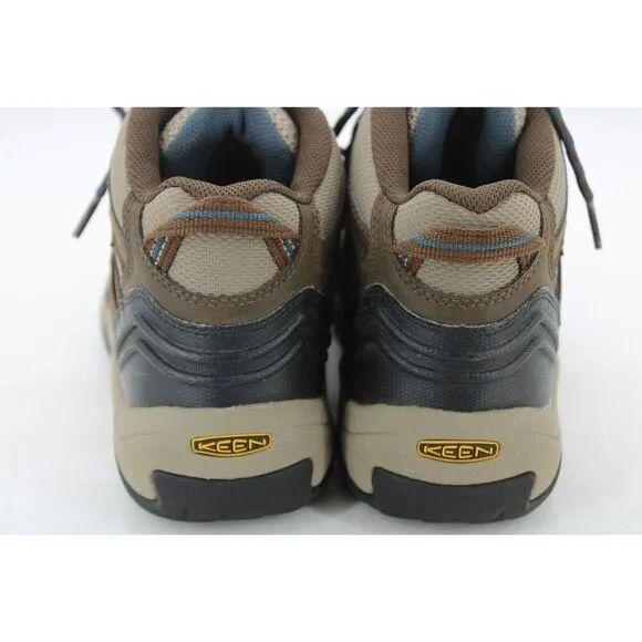 Keen Men's Mid Waterproof Brown Hiking Sneakers Boots Size 7 Excellent! 1014871