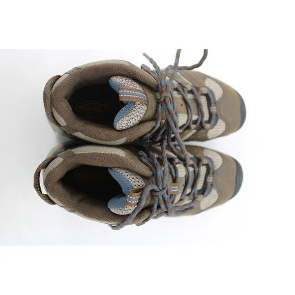 Keen Men's Mid Waterproof Brown Hiking Sneakers Boots Size 7 Excellent! 1014871