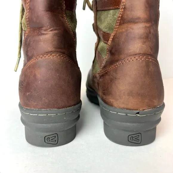 KEEN Women's Wapato Tall Leather Waterproof Insulated Boots Sz 6.5