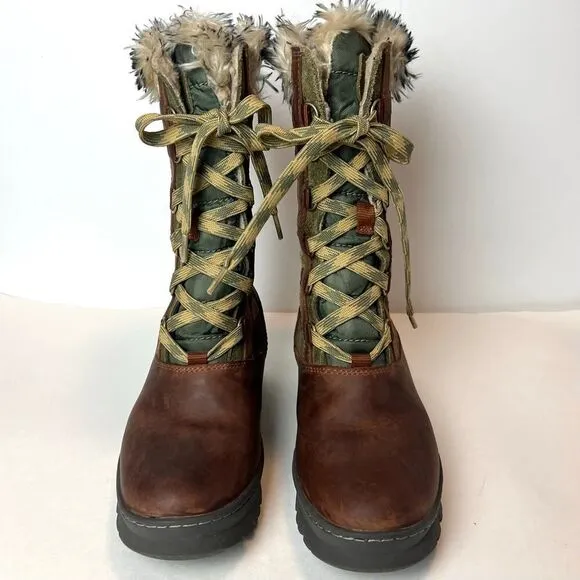 KEEN Women's Wapato Tall Leather Waterproof Insulated Boots Sz 6.5