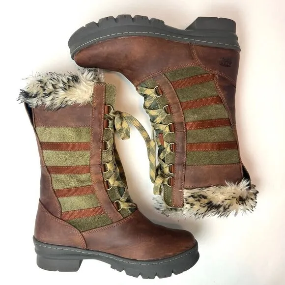 KEEN Women's Wapato Tall Leather Waterproof Insulated Boots Sz 6.5