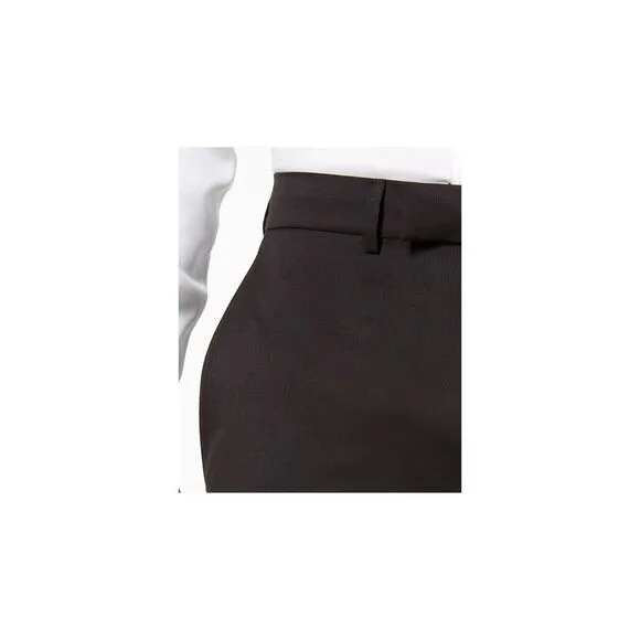 KENNETH COLE Mens Black Flat Front Lightweight Slim Fit Pants 50L 44 WAIST