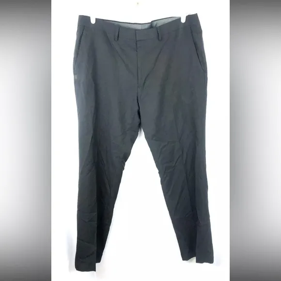 Kenneth Cole Men’s Slim Fit Black Dress Pants Size 40 x 32