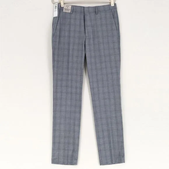 Kenneth Cole Reaction Men's Light Grey Casual Slim Fit Dress Pant Size 33Wx32L