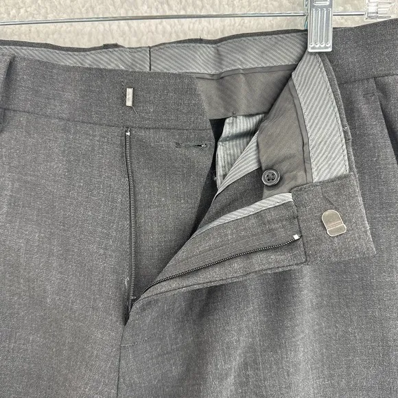 Kenneth Cole Reaction, Men’s Slim-Fit Stretch Pattern Dress Pants, 34Wx30L