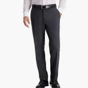 Kenneth Cole Reaction Men’s Stretch Slim Fit Charcoal Suit Dress Pants 32Wx32L