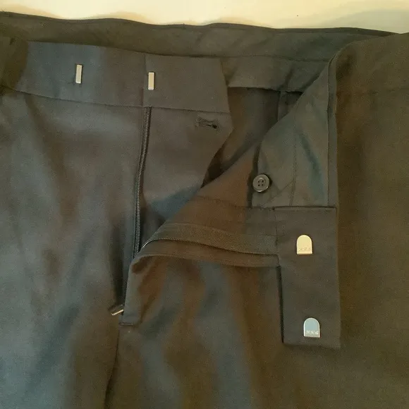 Kenneth Cole Reaction Slim Fit Dress Pants Black 38W x 30L New