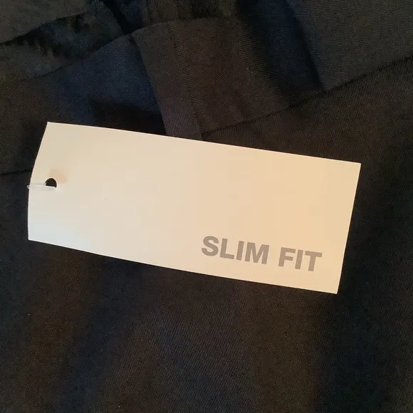 Kenneth Cole Reaction Slim Fit Dress Pants Black 38W x 30L New