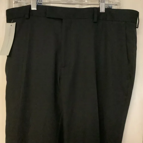 Kenneth Cole Reaction Slim Fit Dress Pants Black 38W x 30L New