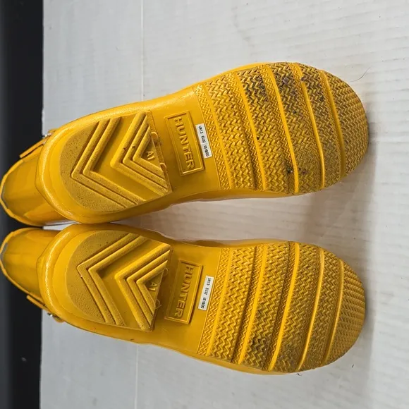 Kids Hunter Yellow Tall Rain Boots Girls 2 Boys 1