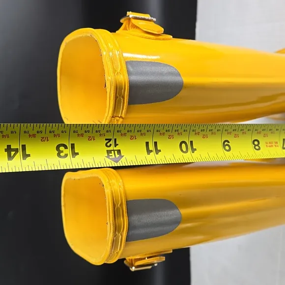 Kids Hunter Yellow Tall Rain Boots Girls 2 Boys 1