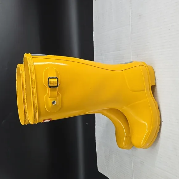 Kids Hunter Yellow Tall Rain Boots Girls 2 Boys 1