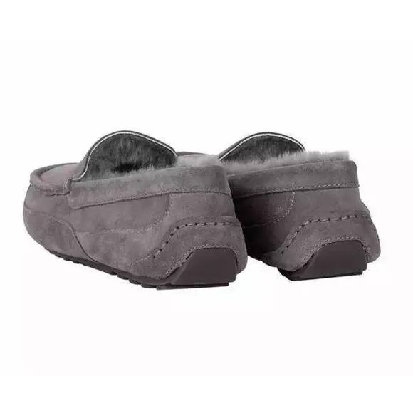 Kirkland Slippers 10 Suede Fur Loafers Ascot Slip-on Indoor Outdoor Casual Shoes