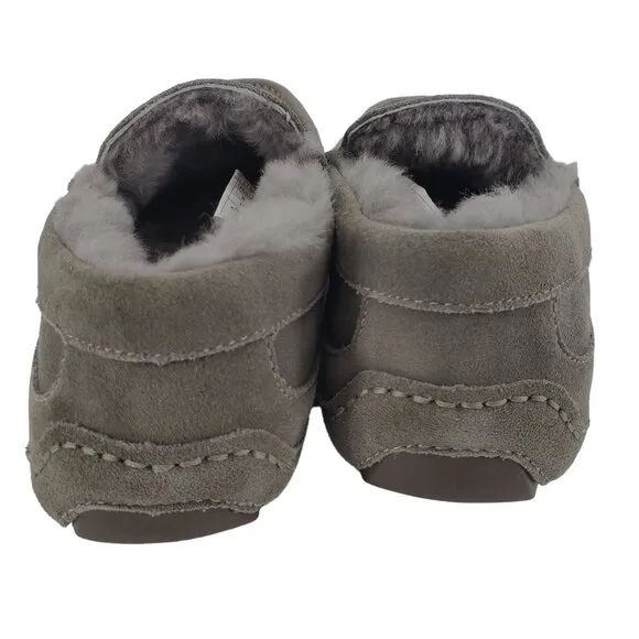 Kirkland Slippers 10 Suede Fur Loafers Ascot Slip-on Indoor Outdoor Casual Shoes