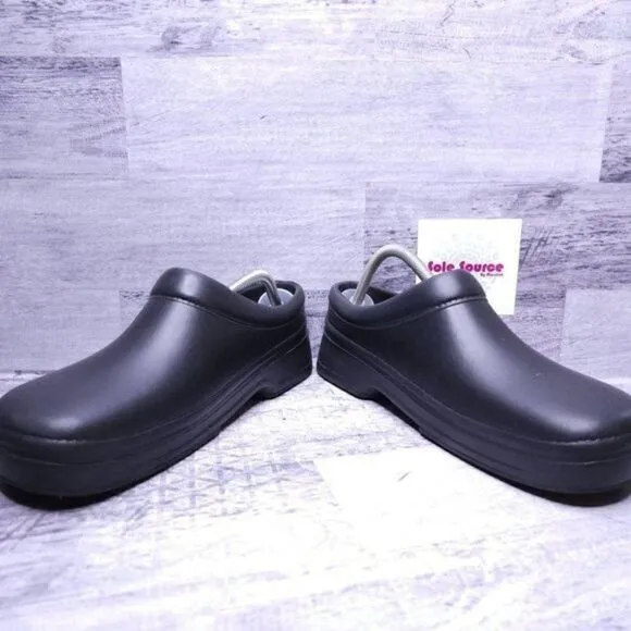 Klogs Springfield Closed Back Slip &amp; Oil Resistant Non Marking Black Men's 11