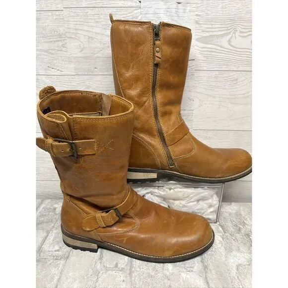 Kodiak‎ Canada Insulated Leather Mid Calf Buckle Fashion Boots Canada  Mens 11