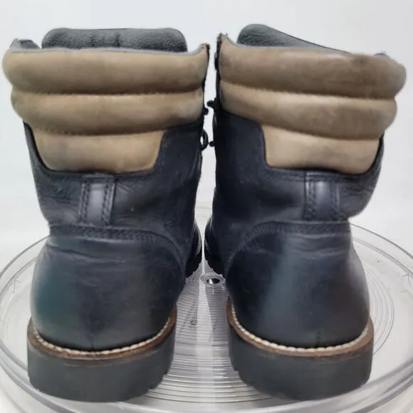 Kodiak Magog waterproof Thinsulated lace up leather boots black Tan Mens sz 9