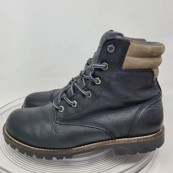 Kodiak Magog waterproof Thinsulated lace up leather boots black Tan Mens sz 9