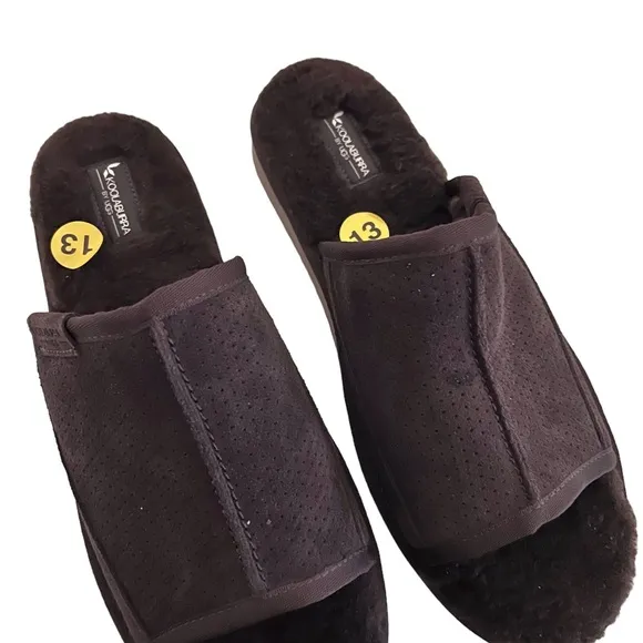 Koolaburra by UGG Men's Dawsen Slippers size 13 chocolate brown