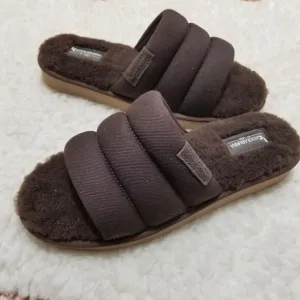 KOOLABURRA by UGG Rommie Men's Slippers in Chocolate Brown Size 11 NEW