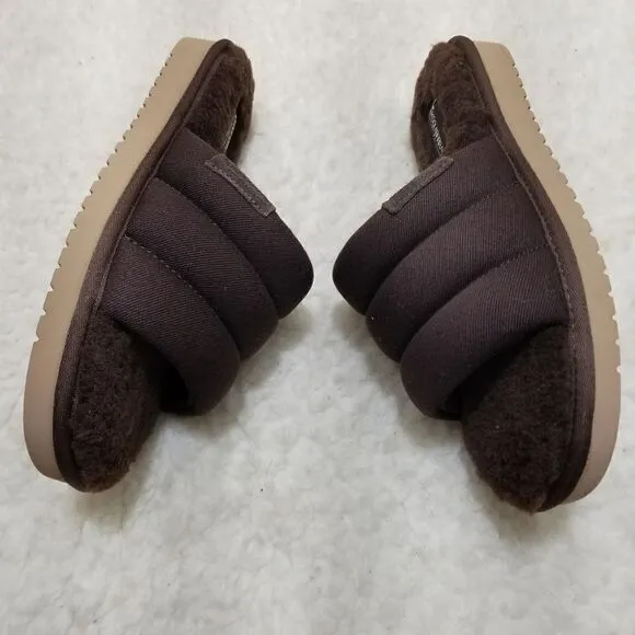 KOOLABURRA by UGG Rommie Men's Slippers in Chocolate Brown Size 11 NEW