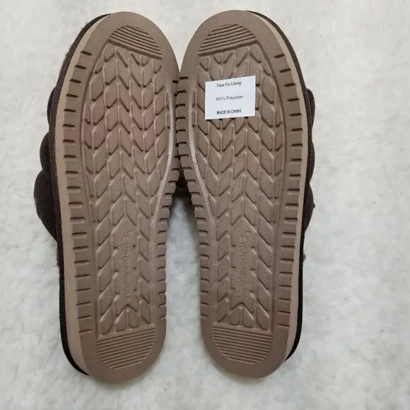 KOOLABURRA by UGG Rommie Men's Slippers in Chocolate Brown Size 11 NEW